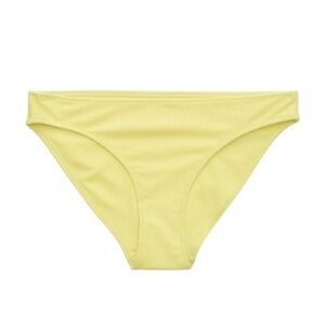 🆕 AERIE Shine Rib Full Coverage Bikini Bottom SIZE MEDIUM